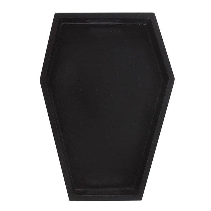 Black Gothic Coffin Shaped Gothic Trinket Tray