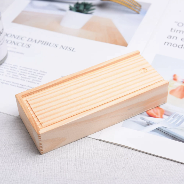 8 Pcs Crystal Wand with Wooden Box