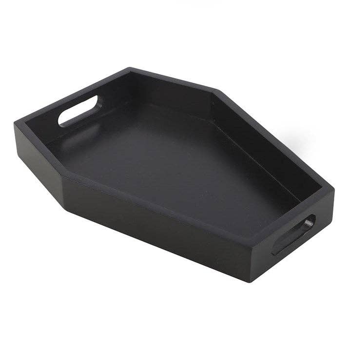 Black Gothic Coffin Shaped Gothic Trinket Tray