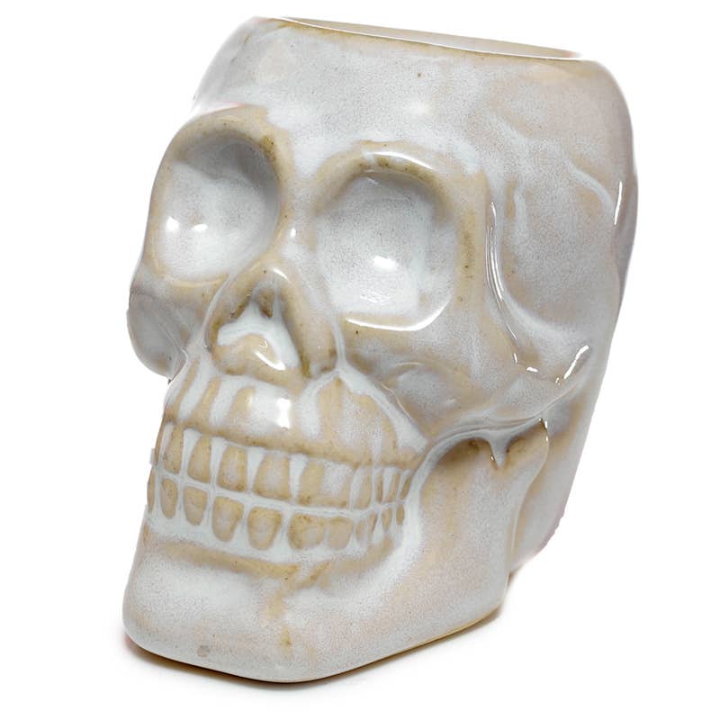 Eden Mini Ceramic Skull Oil Burner