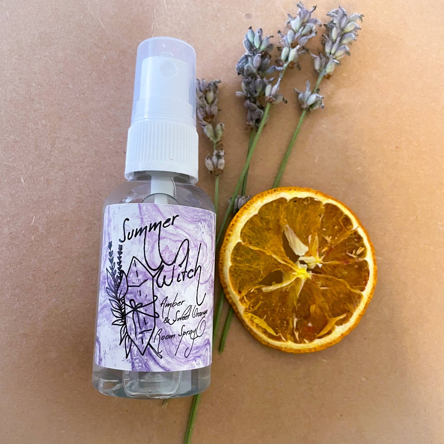 Summer witch room spray - Amber & orange - litha