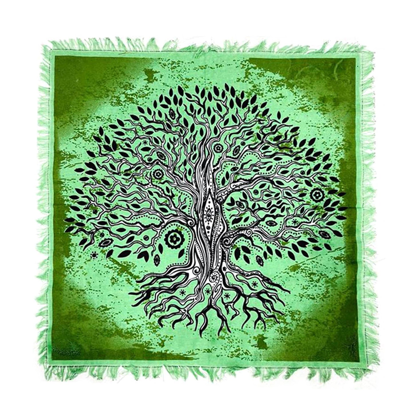 TREE OF LIFE 18″ X 18″ ALTAR CLOTH TAPESTRY