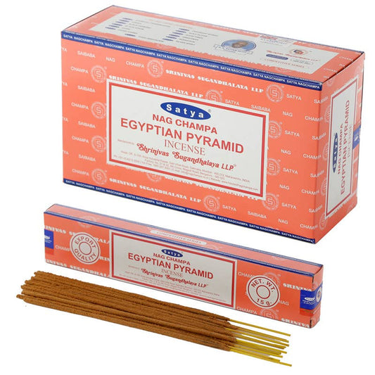 Satya Egyptian Pyramid Nag Champa Incense Sticks