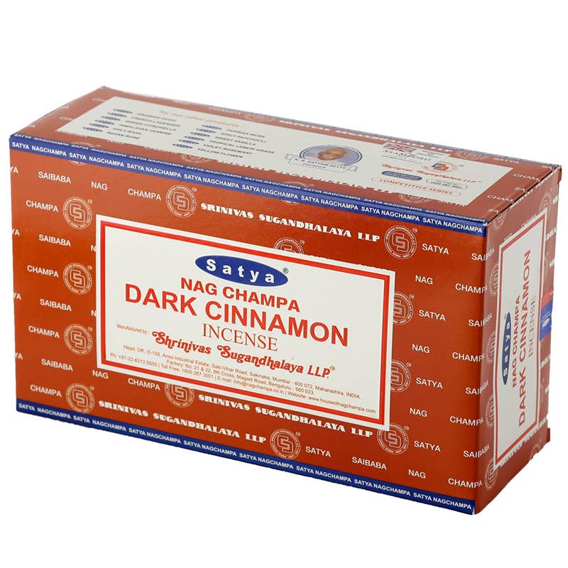 Satya Dark Cinnamon Nag Champa Incense Sticks