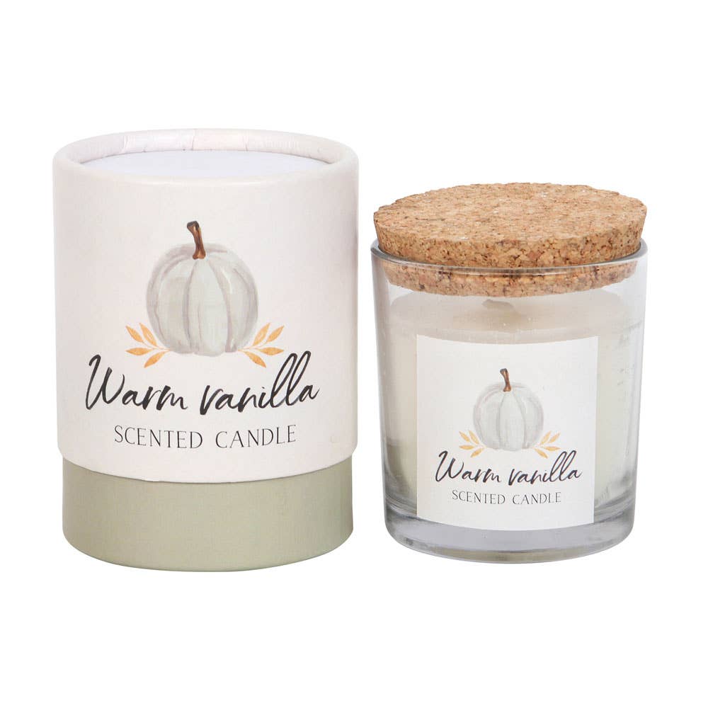 Warm Vanilla Fall and Autumn Candle