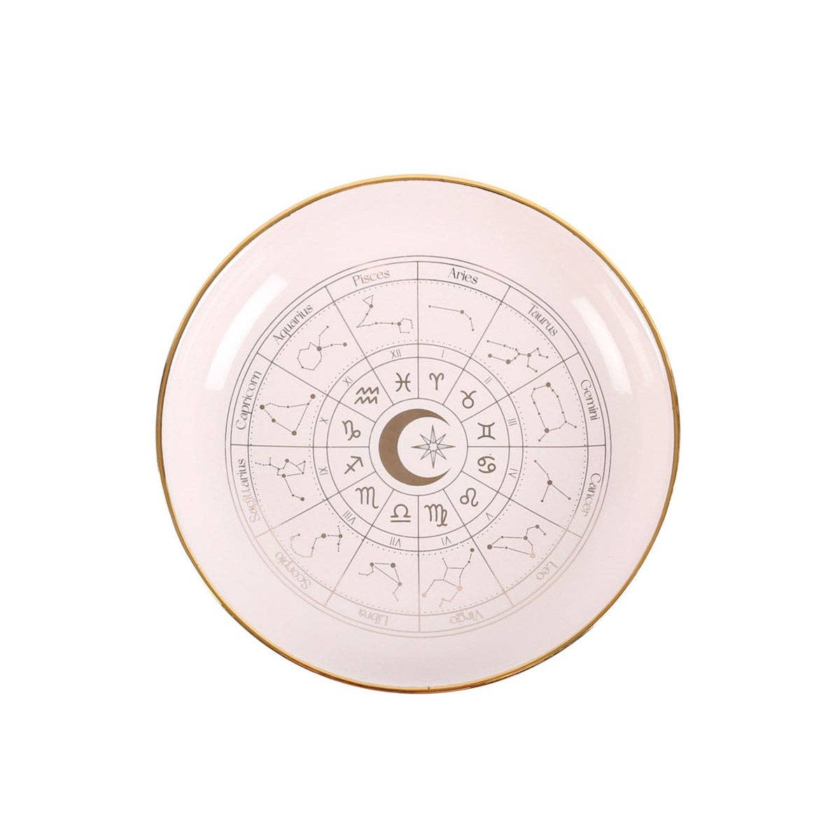 Off White Astrology Wheel Trinket Dish