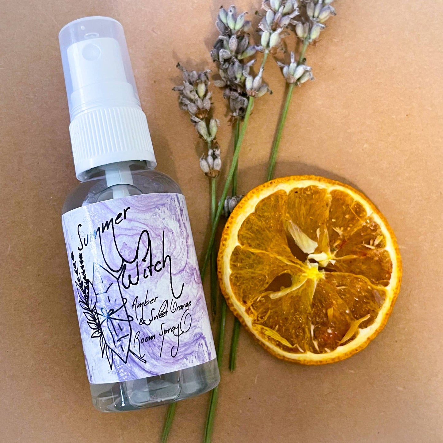 Summer witch room spray - Amber & orange - litha