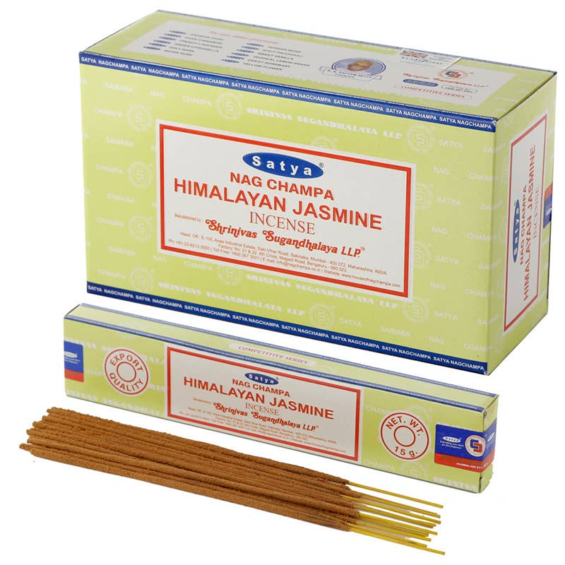 Satya Himalayan Jasmine Nag Champa Incense Sticks