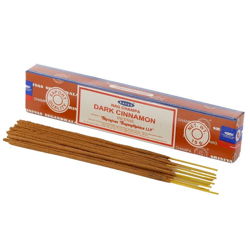 Satya Dark Cinnamon Nag Champa Incense Sticks