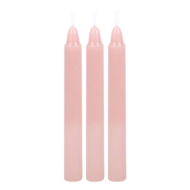 Pack of 12 Light Pink Self Love Magic Spell Candles