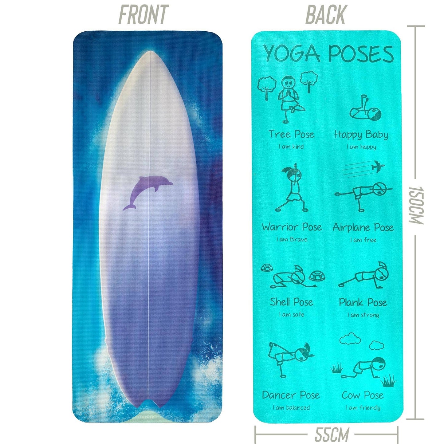 Children's Yoga Mat: Wave Rider