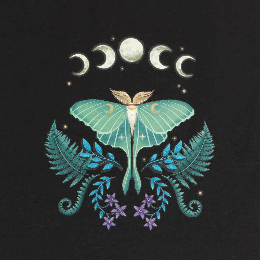 Luna Moth Polycotton Tote Bag