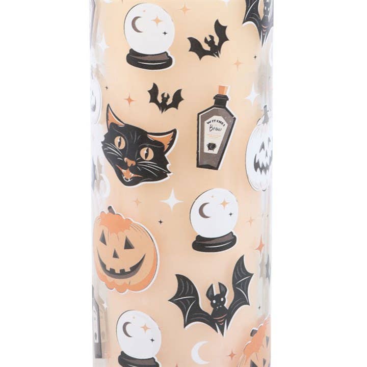 Spooky Spiced Pumpkin Halloween Tube Candle