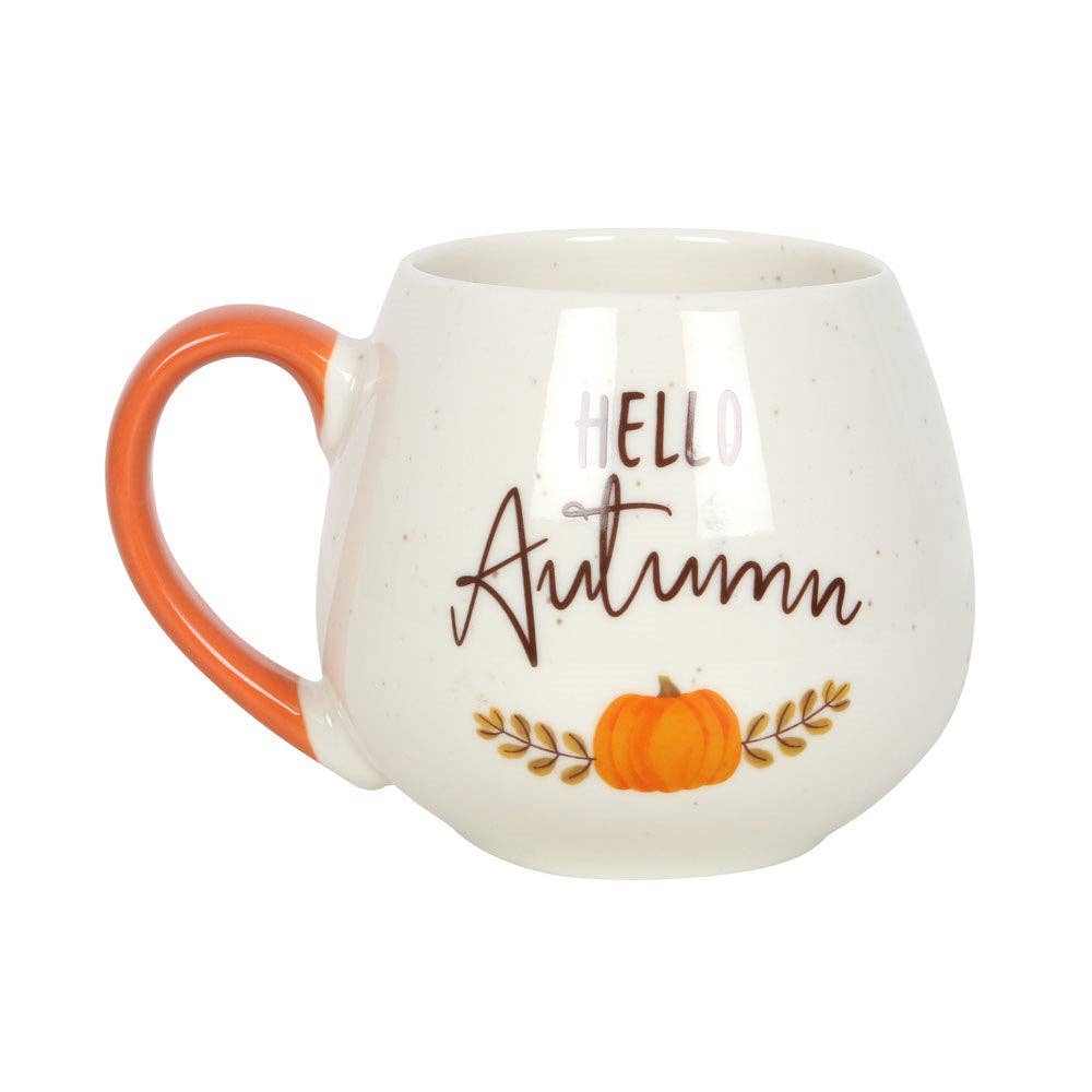 Hello Autumn Fall Rounded Mug