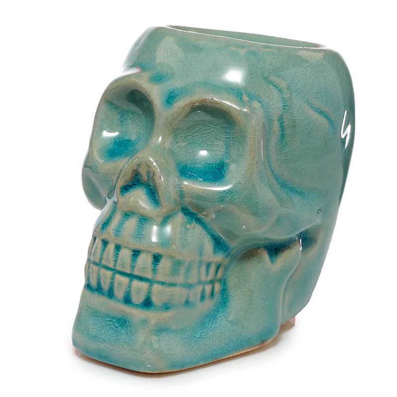 Eden Mini Ceramic Skull Oil Burner