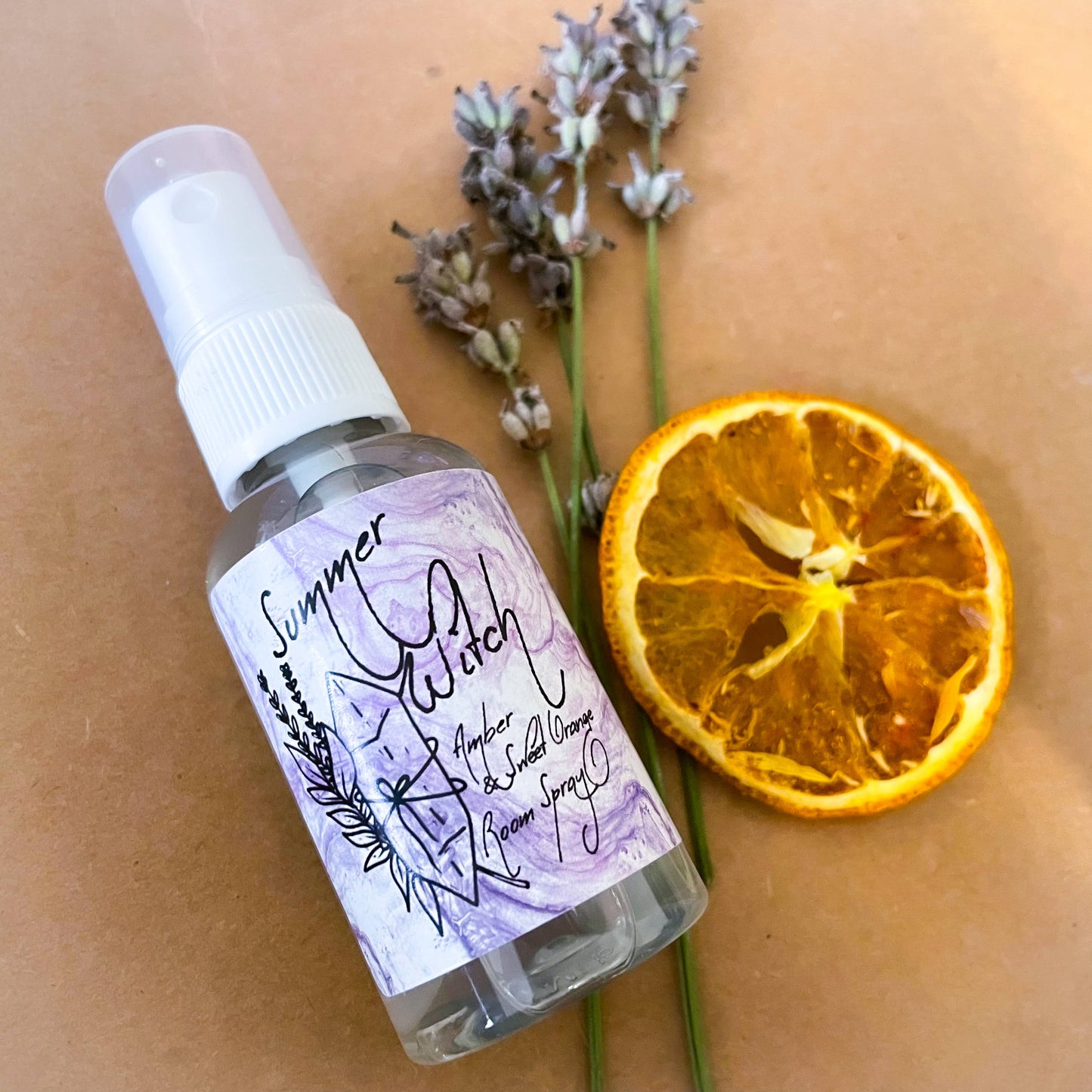 Summer witch room spray - Amber & orange - litha