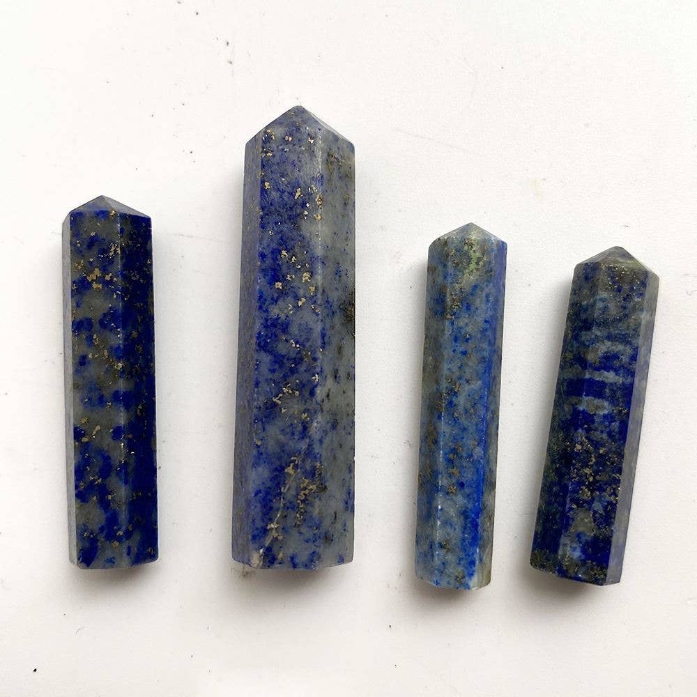 Lapiz Lazuli Pencil Crystal, 20-30mm