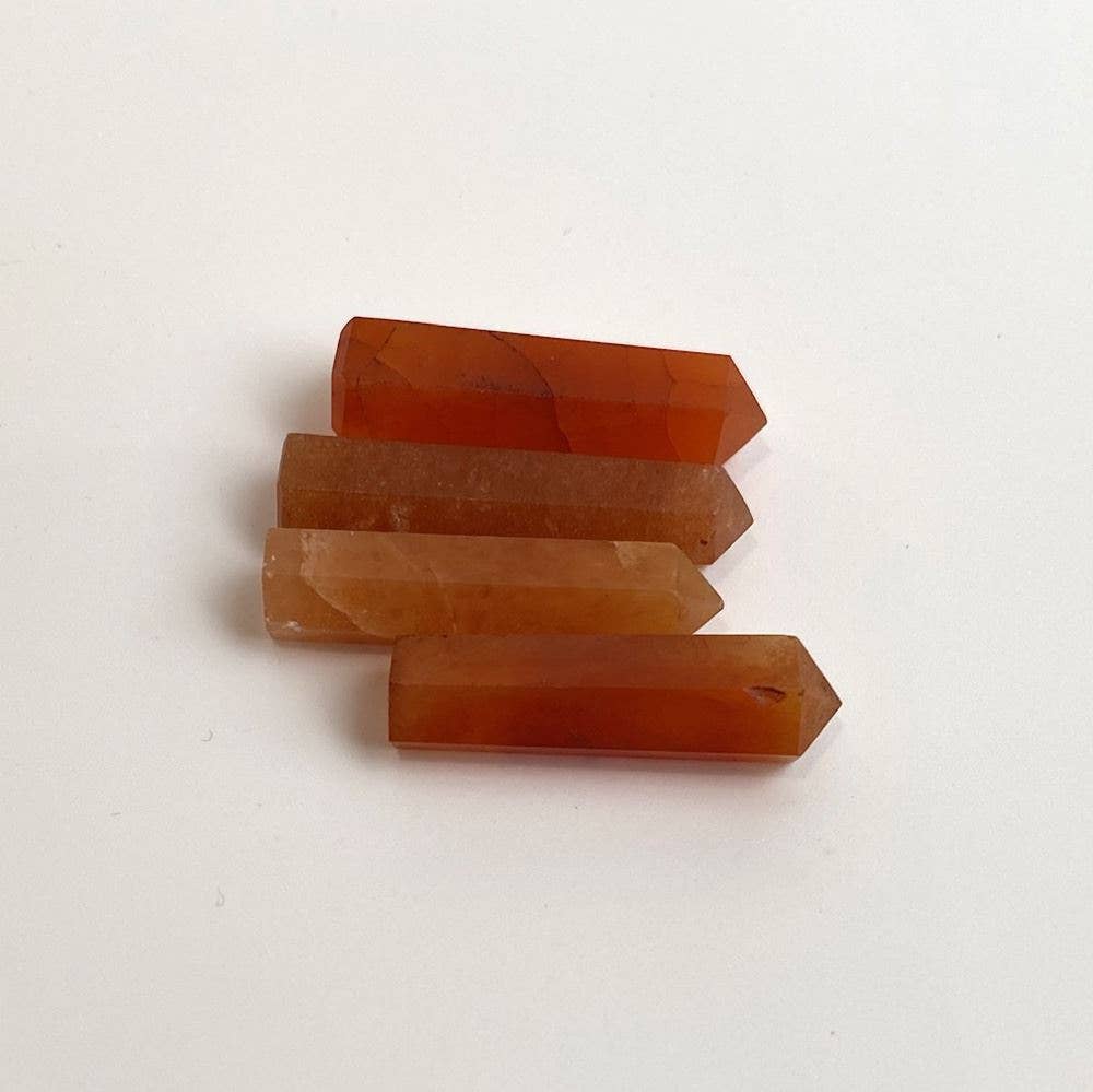 Red Aventurine Pencil Crystal, 20-30mm