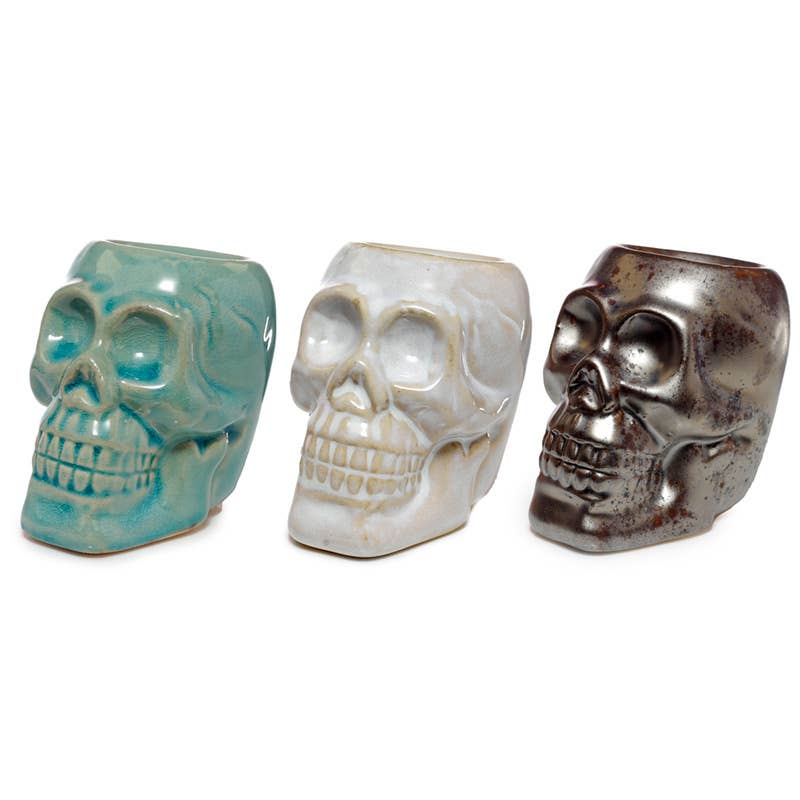 Eden Mini Ceramic Skull Oil Burner