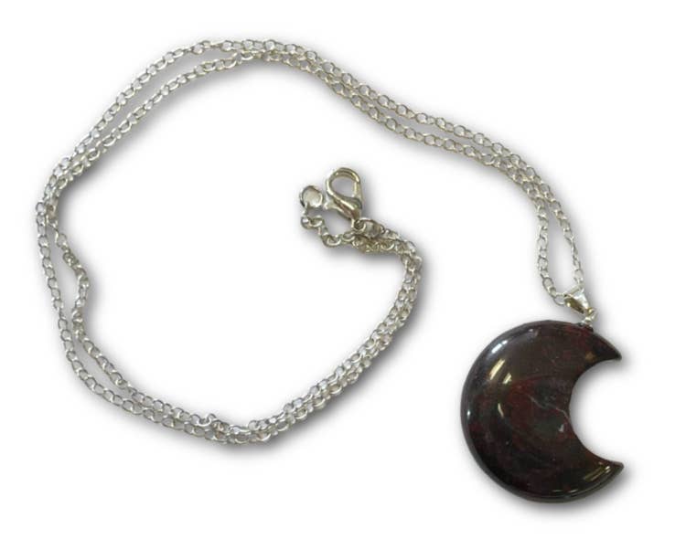 Brecciated Jasper Moon Necklace