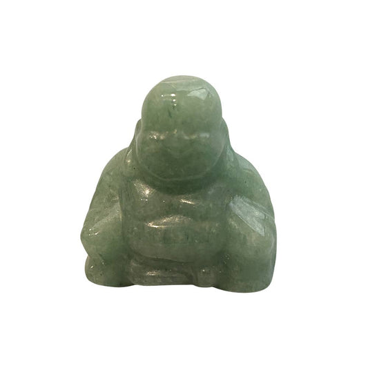 Gemstone Buddha, 2.5x2.5x1cm: Green Aventurine