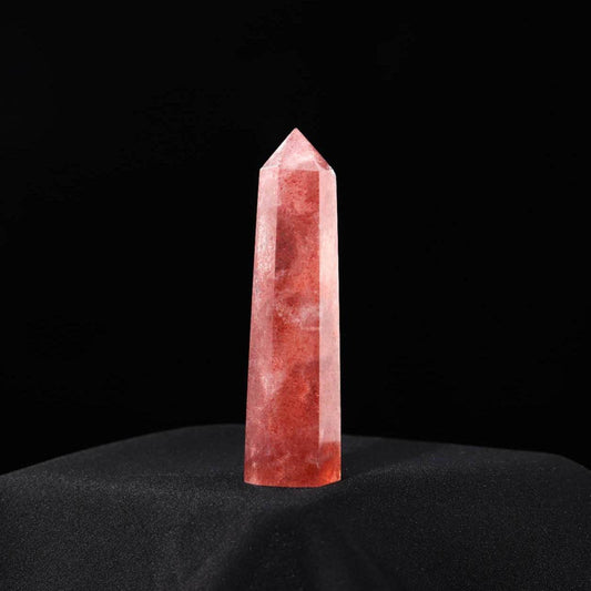 Strawberry Quartz Tower - Calming: 7-8cm