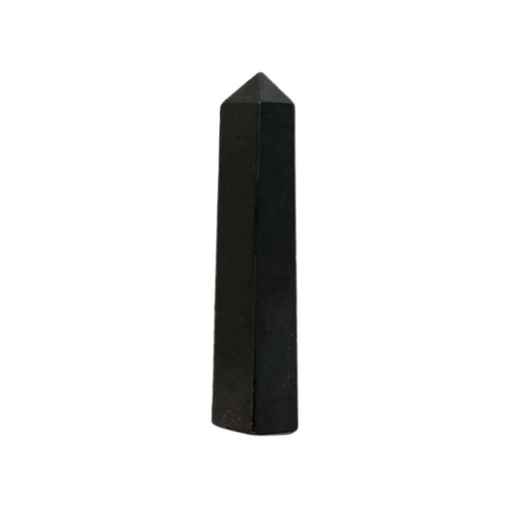 Black Agate Pencil Crystal, 20-30mm