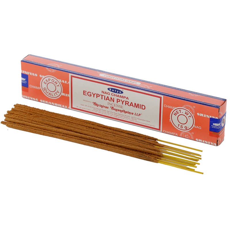 Satya Egyptian Pyramid Nag Champa Incense Sticks