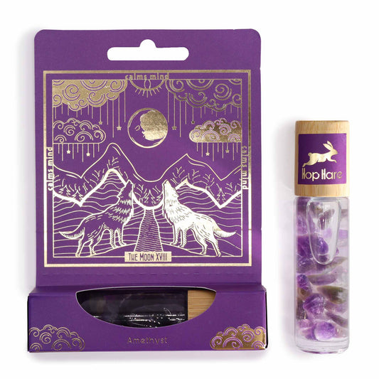 Hop Hare Essential Oil Gemstone Roll On - The Moon