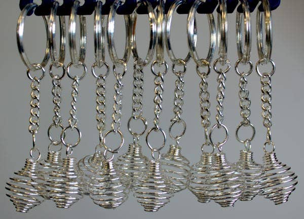 Spiral Cage Key-rings