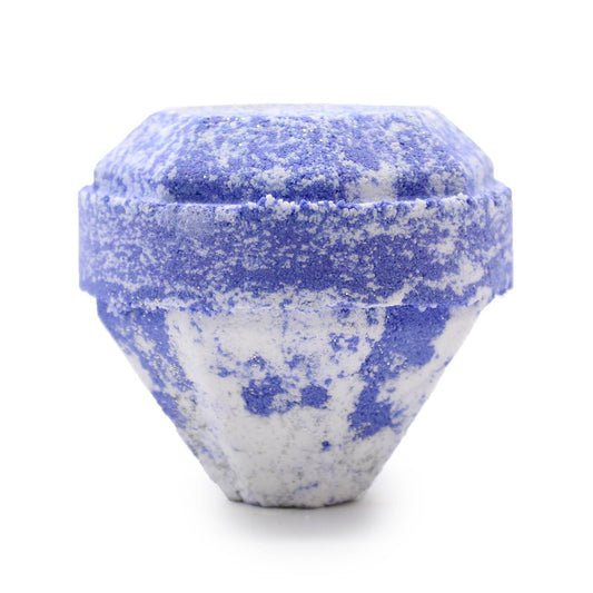 Gemstone Bath Bomb - White & Blue